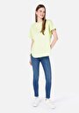 thumb-Afficher les détails de T-shirt À Manches Courtes Vert Regular Fit Droit Femme