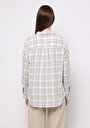 thumb-Afficher les détails de Chemise À Manches Longues Vert Regular Fit Plaid Sergé Femme