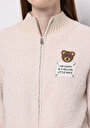 thumb-Afficher les détails de Cardigan Tricot Beige Regular Fit Femme
