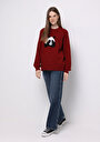 thumb-Afficher les détails de Pull Rouge Regular Fit Manches Longues  Femme