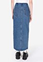 thumb-Afficher les détails de Jupe Bleu Slim Fit    Femme