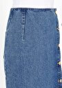 thumb-Afficher les détails de Jupe Bleu Slim Fit    Femme