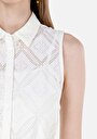 thumb-Afficher les détails de Robe Blanc Regular Fit    Femme