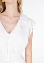thumb-Afficher les détails de Robe Blanc Regular Fit    Femme