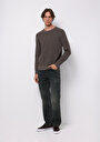 thumb-Afficher les détails de Pull Marron Regular Fit Manches Longues  Homme