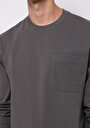 thumb-Afficher les détails de T-shirt À Manches Longues Gris Comfort Fit  Homme