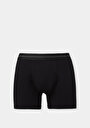 thumb-Afficher les détails de Sous-vêtements Noir Modern Fit Imprimé Homme