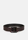 thumb-Afficher les détails de Ceinture Marron Modern Fit Homme
