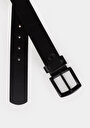 thumb-Afficher les détails de Ceinture Noir Modern Fit Homme