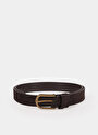 thumb-Afficher les détails de Ceinture Marron Modern Fit Femme