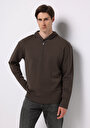 thumb-Afficher les détails de Pull-over Marron Comfort Fit  Homme