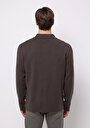 thumb-Afficher les détails de Pull Marron Regular Fit Manches Longues  Homme