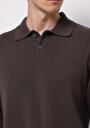 thumb-Afficher les détails de Pull Marron Regular Fit Manches Longues  Homme