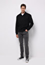 thumb-Afficher les détails de Pull-over Noir Comfort Fit  Homme