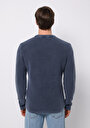 thumb-Afficher les détails de Pull Bleu Regular Fit Manches Longues  Homme