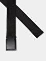thumb-Afficher les détails de Ceinture Noir Modern Fit Homme