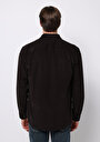 thumb-Afficher les détails de Chemise À Manches Longues Marron Regular Fit Droit Velours Homme