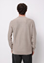 thumb-Afficher les détails de Pull Beige Regular Fit Manches Longues  Homme