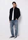 thumb-Afficher les détails de Chemise À Manches Longues Marine Regular Fit Droit Gabardine Homme
