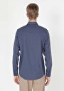 thumb-Afficher les détails de Chemise À Manches Longues Bleu Regular Fit   Homme