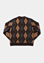 thumb-Afficher les détails de Pull Marron Regular Fit Manches Longues  Femme