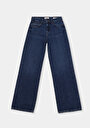 thumb-Afficher les détails de 970 Berry Pantalon  Wide Leg High Rise En Jean Regular Fit Femme