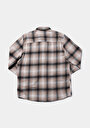 thumb-Afficher les détails de Chemise À Manches Longues Beige Comfort Fit Plaid Sergé Homme