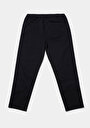 thumb-Afficher les détails de Pantalon Noir Straight Leg Medium Rise En Sergé Regular Fit Homme