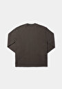 thumb-Afficher les détails de T-shirt À Manches Longues Kaki Comfort Fit  Homme