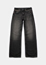 thumb-Afficher les détails de 880 Elisa Pantalon    En Jean Straight Fit Femme