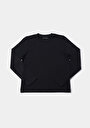 thumb-Afficher les détails de T-shirt À Manches Longues Noir Regular Fit  Femme