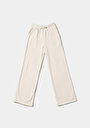 thumb-Afficher les détails de Pantalon De Survêtement Ecru Regular Fit Femme