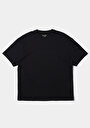 thumb-Afficher les détails de T-shirt À Manches Courtes Noir Oversize Fit Droit Homme