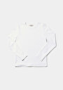 thumb-Afficher les détails de T-shirt À Manches Longues Blanc Slim Fit  Femme