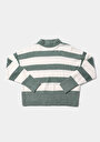 thumb-Afficher les détails de Pull Vert Regular Fit Manches Longues  Femme