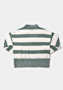 thumb-Afficher les détails de Pull Vert Regular Fit Manches Longues  Femme