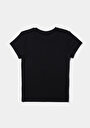 thumb-Afficher les détails de T-shirt À Manches Courtes Noir Slim Fit Imprimé Femme
