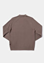 thumb-Afficher les détails de Pull Marron Regular Fit Manches Longues  Homme