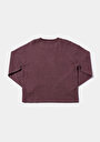 thumb-Afficher les détails de T-shirt Violet Regular Fit Manches Longues  Femme