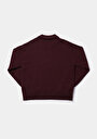 thumb-Afficher les détails de Pull Violet Regular Fit Manches Longues  Femme