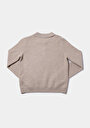 thumb-Afficher les détails de Pull Beige Regular Fit Manches Longues  Femme