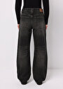 thumb-Afficher les détails de 880 Elisa Pantalon    En Jean Straight Fit Femme