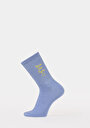 thumb-Afficher les détails de Chaussettes Bleu Modern Fit Femme