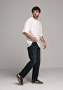 thumb-Afficher les détails de 046 Marco Pantalon    En Jean Loose Straight Fit Homme