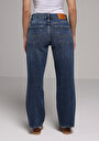 thumb-Afficher les détails de 880 Elisa Pantalon    En Jean Straight Fit Femme