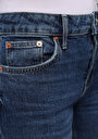 thumb-Afficher les détails de 880 Elisa Pantalon    En Jean Straight Fit Femme