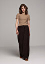 thumb-Afficher les détails de Tricoter Marron Slim Fit  Femme