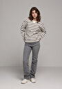 thumb-Afficher les détails de Pull-over Ecru Relax Fit  Femme