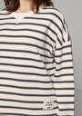 thumb-Afficher les détails de Pull-over Ecru Relax Fit  Femme