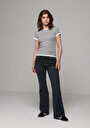 thumb-Afficher les détails de 791 Monica Pantalon    En Jean Regular Fit Femme
